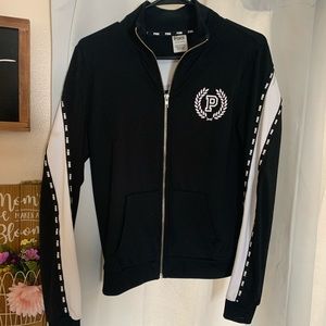 PINK Long Sleeve Zip Up